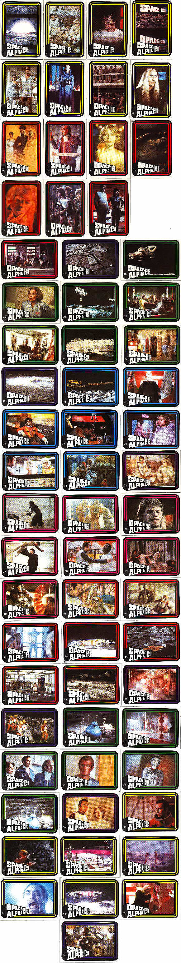 Monty gum cards ful set