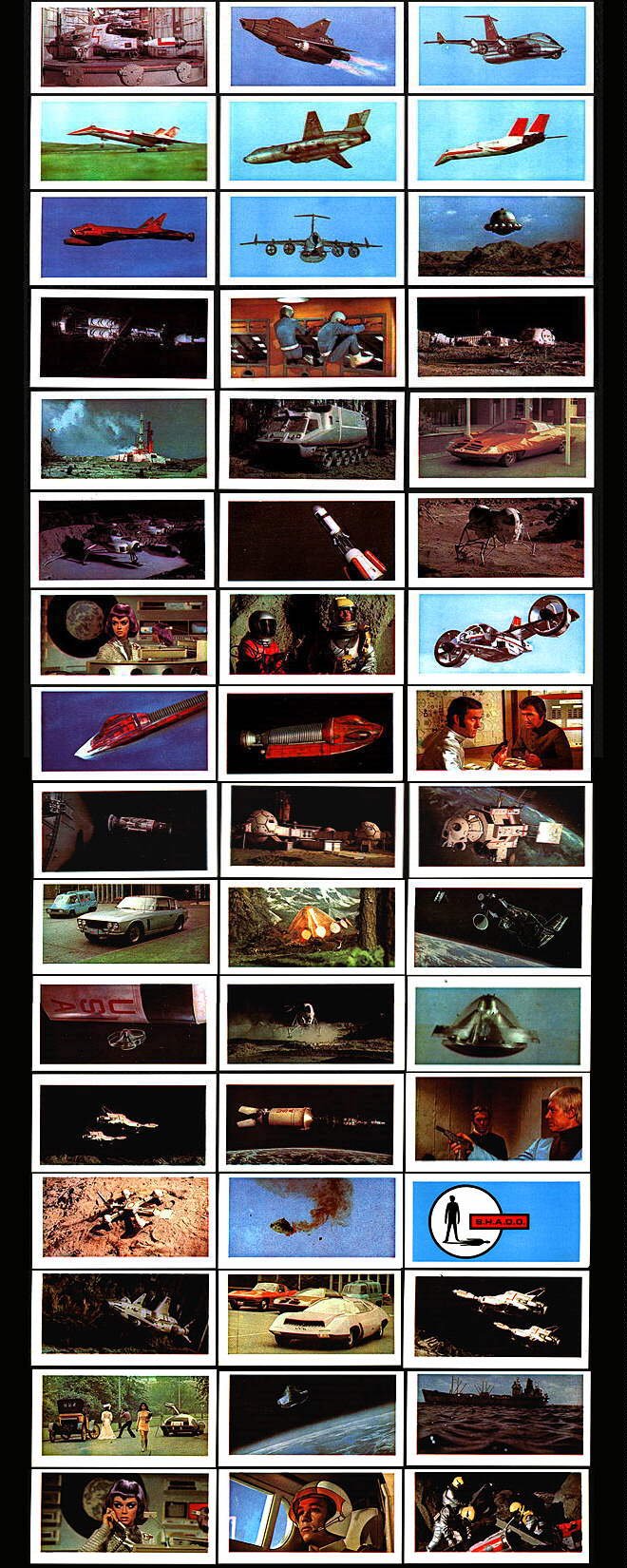 Barratt cards, Horizontal